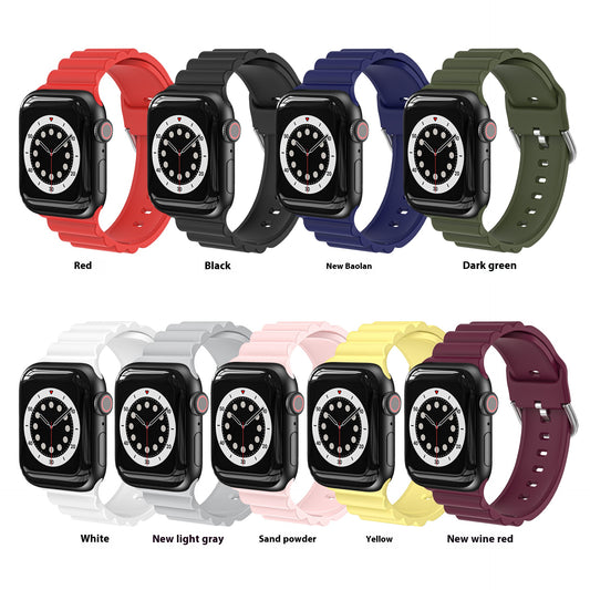 Suitable for Apple Watch Silicone Solid Color Business Watch