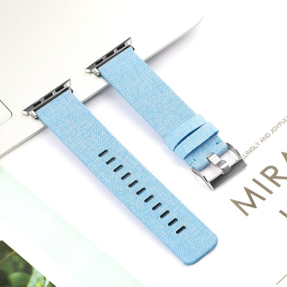 Suitable for Apple watch nylon denim canvas strap