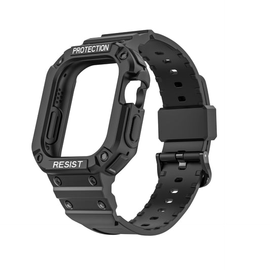Suitable for watch casing shock resistant and durable sports TPU integrated strap
